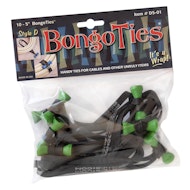 邦戈领带 10 件装 - 绿色 Bongo 别针