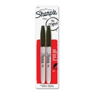 Sharpie Fine-Point Black - 2 件装