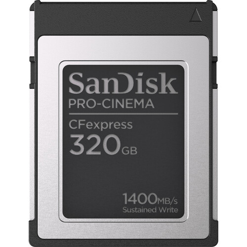 Sandisk Pro-Cinema 320GB CFExpress Type B Card