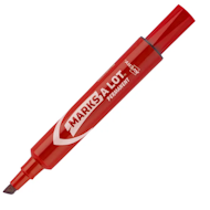 Avery Marks-A-Lot Red Permanent Marker Chisel-Tip