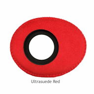 Oval Large Microfiber Eyecushion - Red