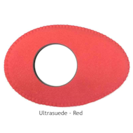 Oval Long Microfiber Eyecushion - Red
