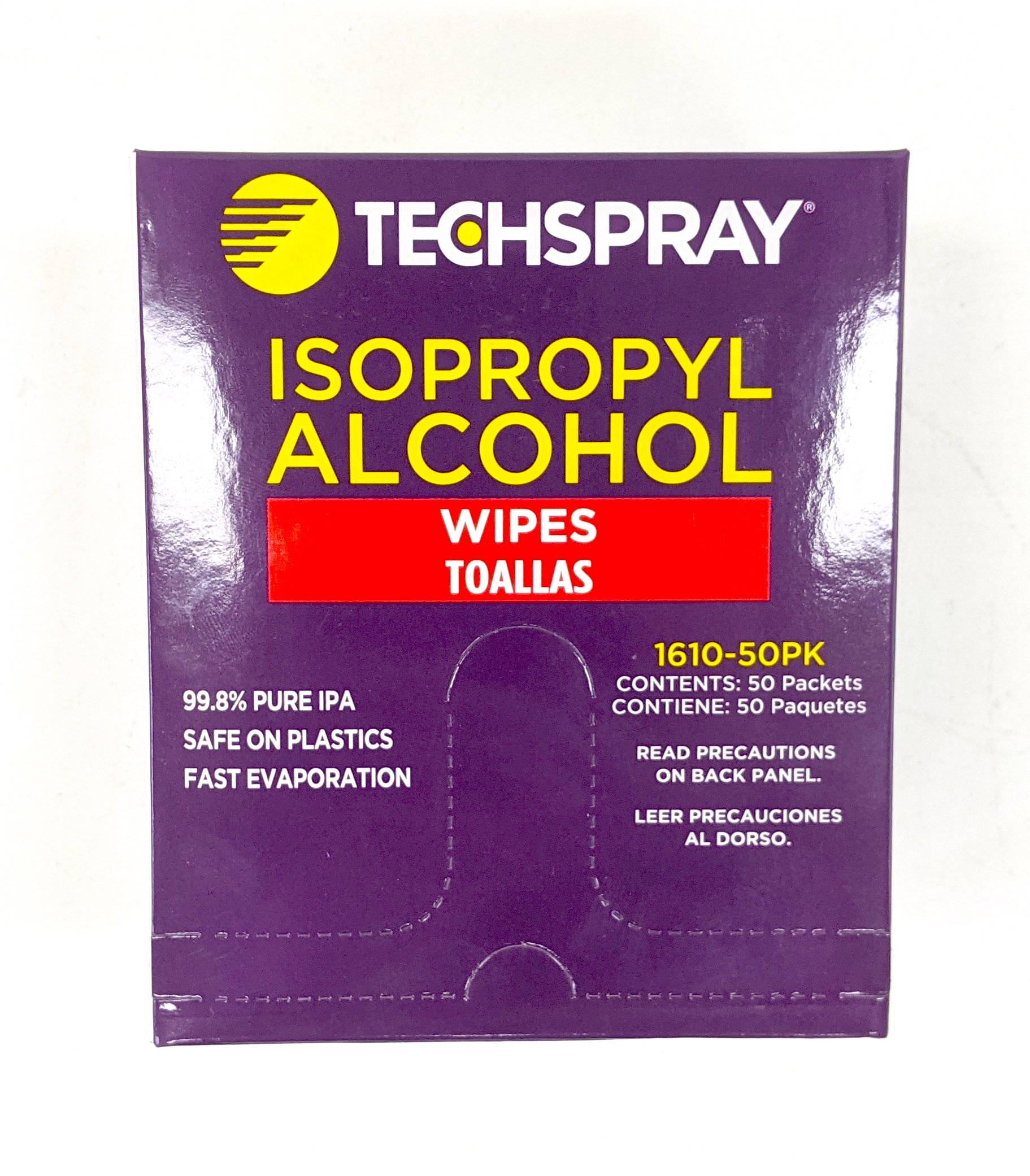 Techspray Isopropyl Alcohol Wipes - 50pk