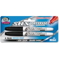 Black Medium-Point Dry Erase Markers - 2 pk