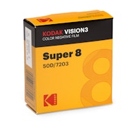 Kodak VISION3 50D Color Negative Film #7203 - Super 8mm x 50' Roll