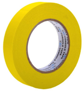 1" Yellow Artist/Console Paper Tape